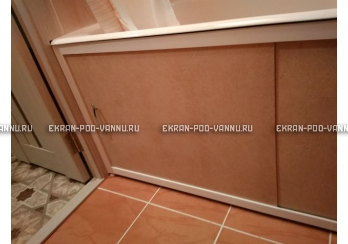 Раздвижной экран EUROPLEX Комфорт бежевый – купить по цене 6750 руб. в интернет-магазине в городе Нижний Новгород картинка 2