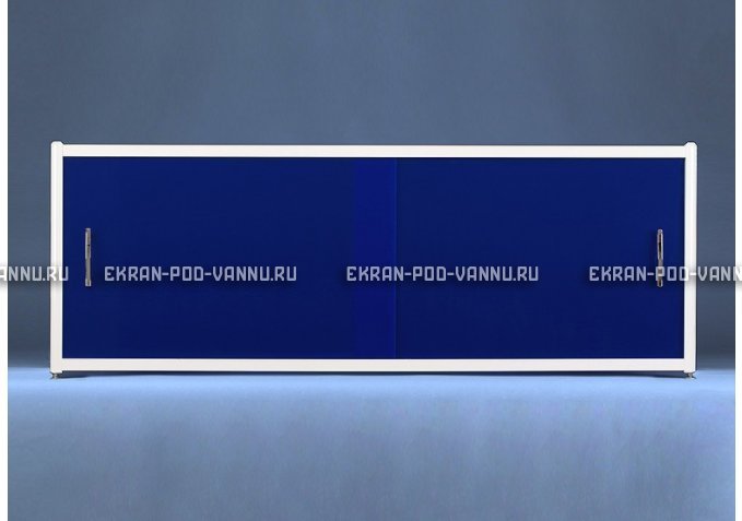Раздвижной экран EUROPLEX Комфорт синий – купить по цене 6750 руб. в интернет-магазине в городе Нижний Новгород картинка 1
