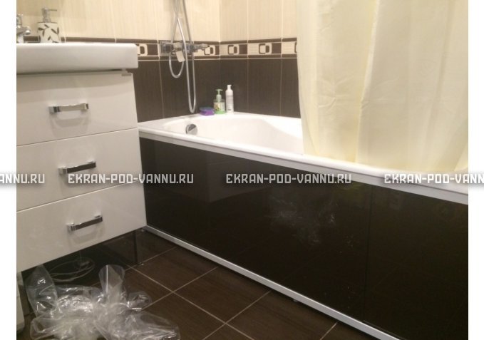 Раздвижной экран EUROPLEX Комфорт шоколад – купить по цене 6750 руб. в интернет-магазине в городе Нижний Новгород картинка 3