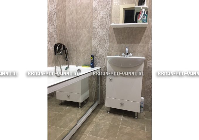 Раздвижной экран EUROPLEX Роликс Зеркальный – купить по цене 9700 руб. в интернет-магазине в городе Нижний Новгород картинка 5