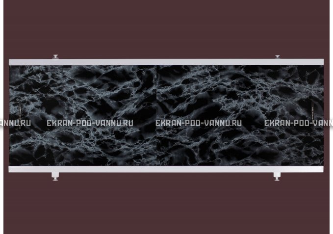 Экран EUROPLEX Универсал черный мрамор – купить по цене 6250 руб. в интернет-магазине в городе Нижний Новгород картинка 1