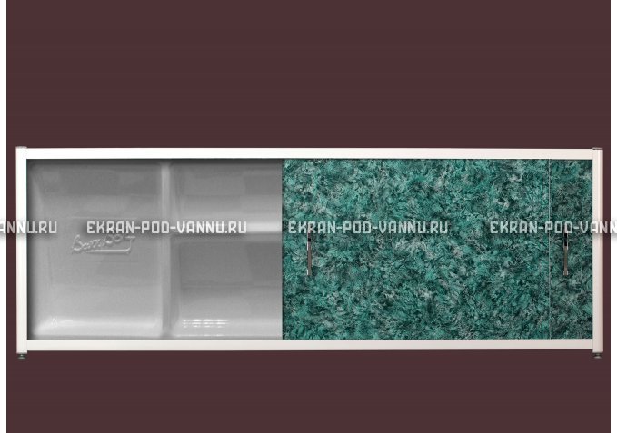 Экран с полкой - Малахит – купить по цене 6280 руб. в интернет-магазине в городе Нижний Новгород картинка 1