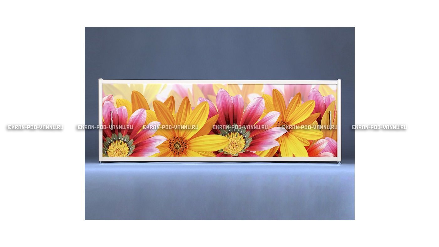 Раздвижной ФОТО экран - Flowers – купить по цене 8500 руб. в интернет-магазине в городе Нижний Новгород картинка 6