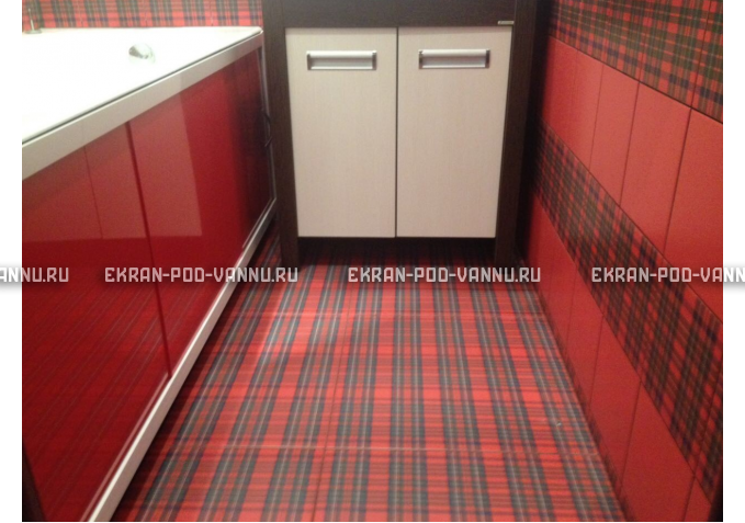 Экран раздвижной EUROPLEX Комфорт красный – купить по цене 6250 руб. в интернет-магазине в городе Нижний Новгород картинка 3