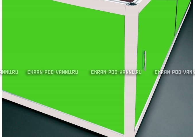 Торцевой экран EUROPLEX Комфорт салатовый – купить по цене 8760 руб. в интернет-магазине в городе Нижний Новгород картинка 1