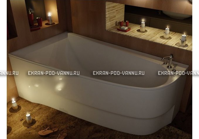 Акриловая ванна Vayer Boomerang 180x100 – купить по цене 53030 руб. в интернет-магазине в городе Нижний Новгород картинка 3