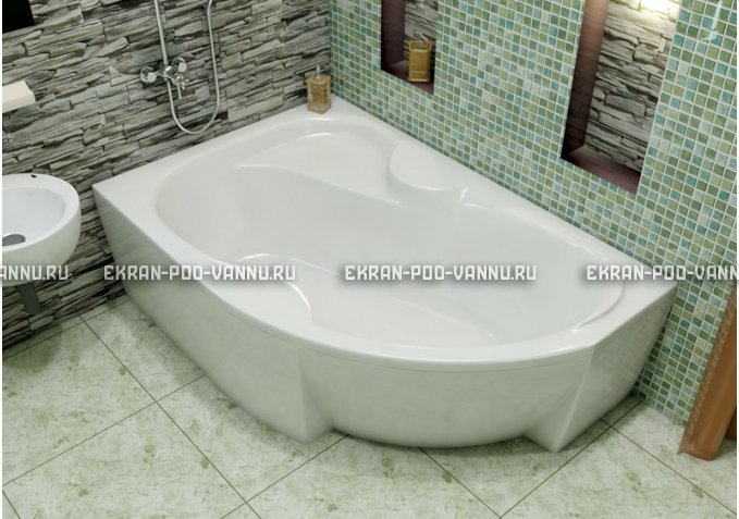 Акриловая ванна Vayer Azalia 170x105 – купить по цене 28800 руб. в интернет-магазине в городе Нижний Новгород картинка 1