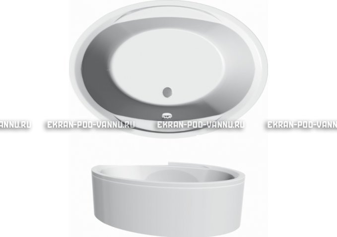 Акриловая ванна Vayer Opal 180x120 – купить по цене 33850 руб. в интернет-магазине в городе Нижний Новгород картинка 3