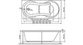 Акриловая ванна Relisan Lada 150x70 – купить по цене 14400 руб. в интернет-магазине в городе Нижний Новгород картинка 13